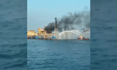 Murió un trabajador por incendio en plataforma de Pemex en Campeche